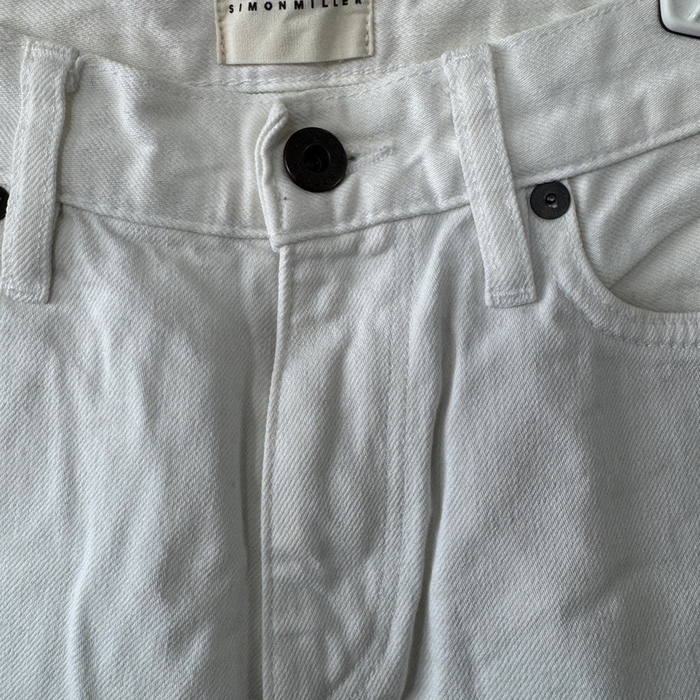 Simon Miller Cream Denim Jeans